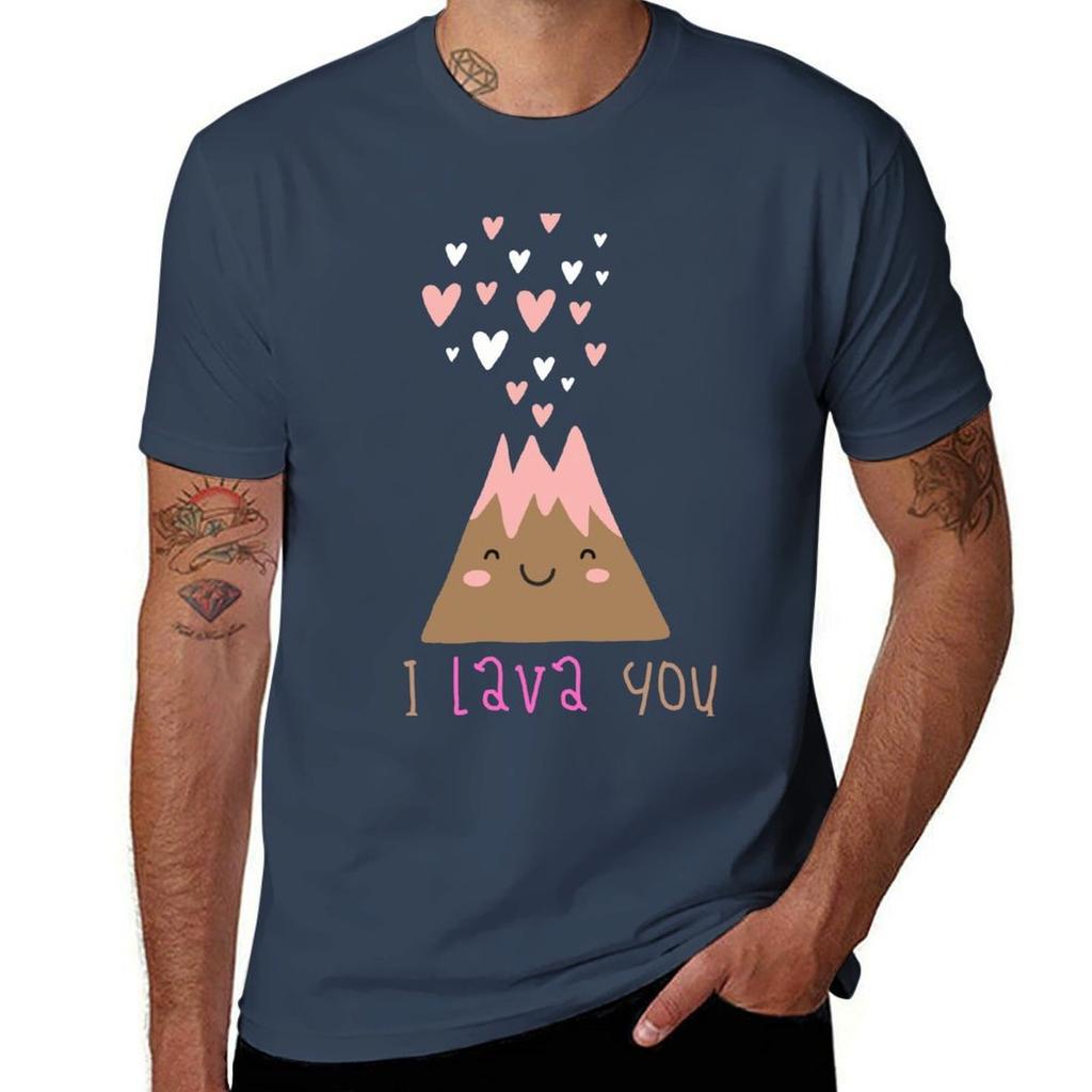 Valentines Day I Lava You  Cute Heart Volcano Design Gift Idea For Valentines Day TShirt