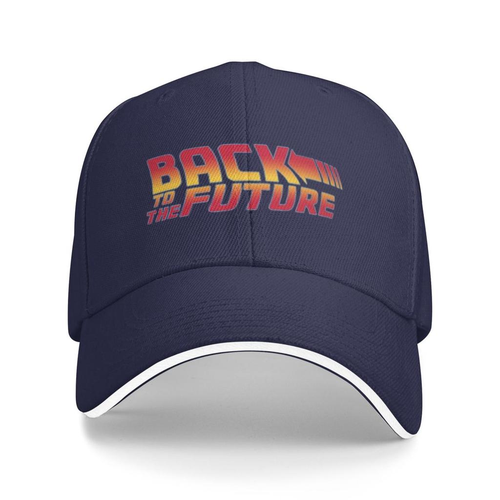 Back To The Future Movie Logo Baseball Caps Snapback Baseball Hats Breathable Casual Casquette Outdoor Unisex