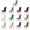 Elastic Cover for Dining Chair Universal Chair Cover Stretch Living Room Chair Covers Removable Seat Slipcover Wedding