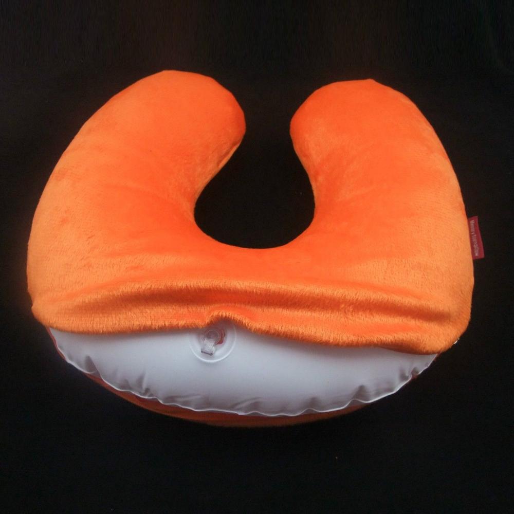Gift Universal Travel Support Suede Convenient Cushion Neck U Shaped Air Pillow Head