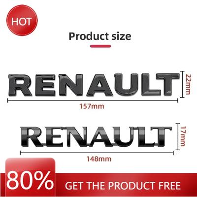 Poklice 3D ABS auto Písmeno Zadní víko kufru Znak odznak nálepka Pro Renault Megane 2 3 4 RS Grand Scenic Clio Captur Duster Traf