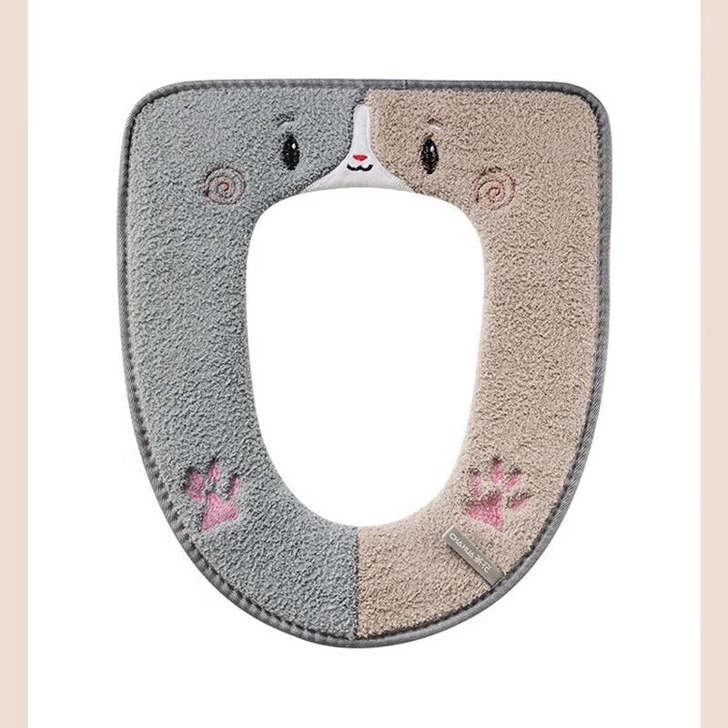 

Camellia Thickened Winter Toilet Seat Cover