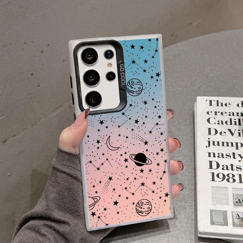 

Противоударный чехол с рисунком облаков для Samsung S24 S23 A55 A35 Xiaomi Redmi 13C Poco C65 iPhone 15 Huawei Honor, противоударный защитный бампер Samsung A54 5G