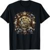 Classic Steampunk Elements Such As Gears, Cogs, Clockwork T-Shirt