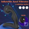 Magnetic Rechargeable Inflatable Anal Vibrator: 10 Vibration Modes & 3 Inflation Settings for Ultimate Pleasure