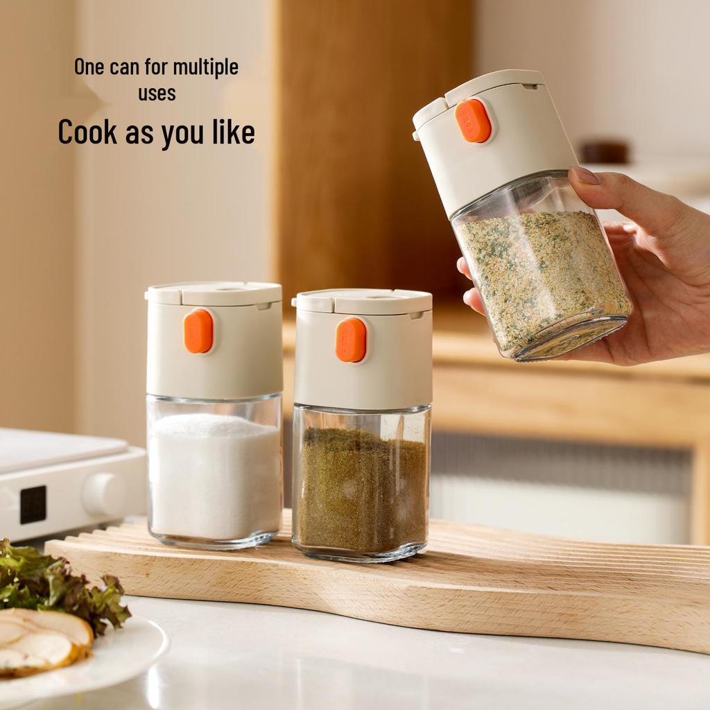 FaSoLa Spice & Salt Storage Bottle, Soda-Lime Glass, Pepper Shaker for Kitchen and BBQ