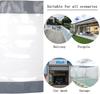 Clear Tarp Heavy-Duty PVC Vinyl Tarpaulin, 20Mil Transparent Waterproof Outdoor Tarps Cover