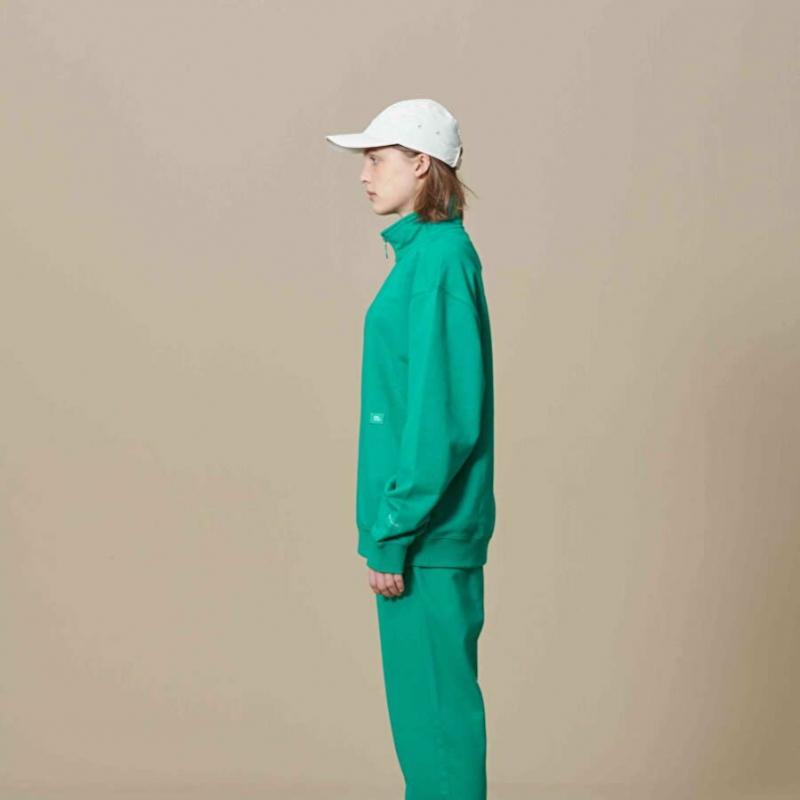 Essential Half Zip  Green  23ss