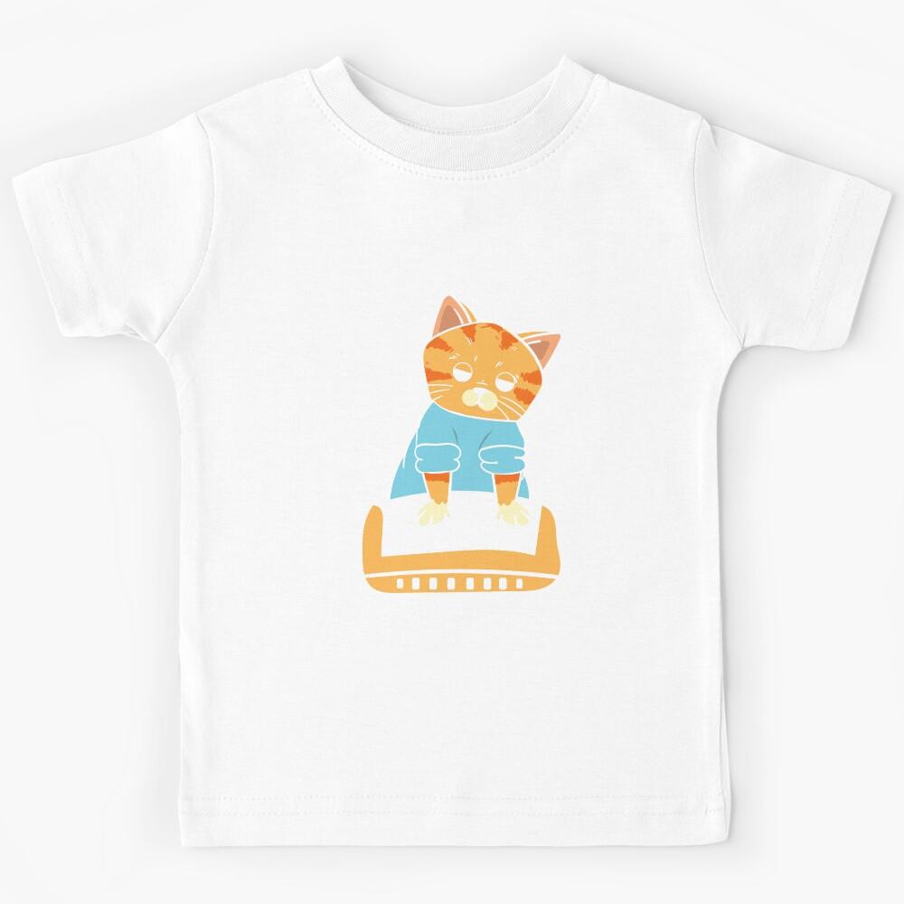 Keyboard Cat Meme Music Cat Gift Funny DJ Kids T-Shirt 140