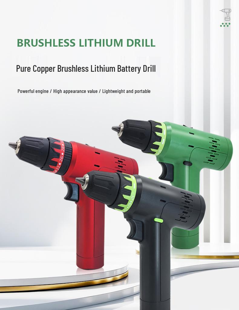 Compact USB-Rechargeable 12V Pocket Drill & Multifunctional Electric Screwdriver
