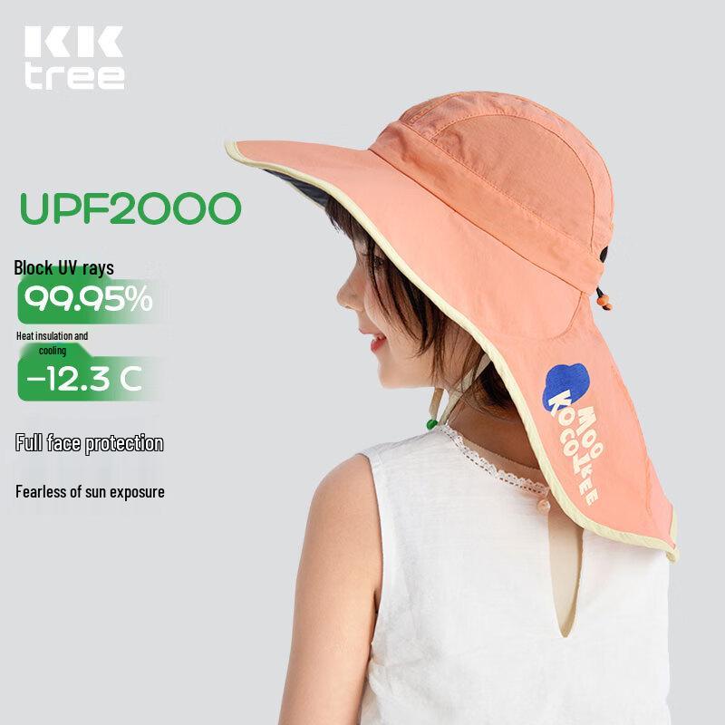Kocotreekk Kids UV Protection Wide Brim Sun Hat with Neck Flap XL (54-56CM Head)