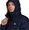 Зимняя куртка Adidas Lifestyle Itavic 3-Stripes Midweight Hooded Jacket legend ink (GT1686)