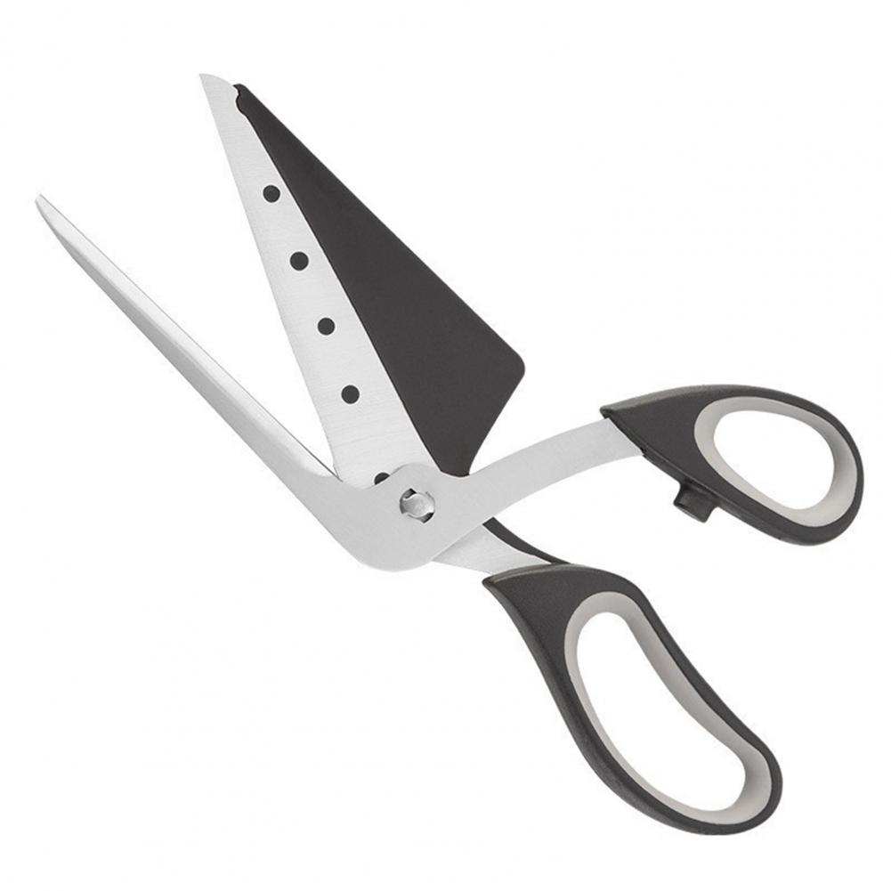Professional Pizza Scissors Stainless Steel Pizza Cutter Stainless Steel Pizza Scissors with Removable Spatula for Sandwiches