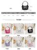 2024 Sweet Pink Bow Chain Crossbody Shoulder Bag for Women