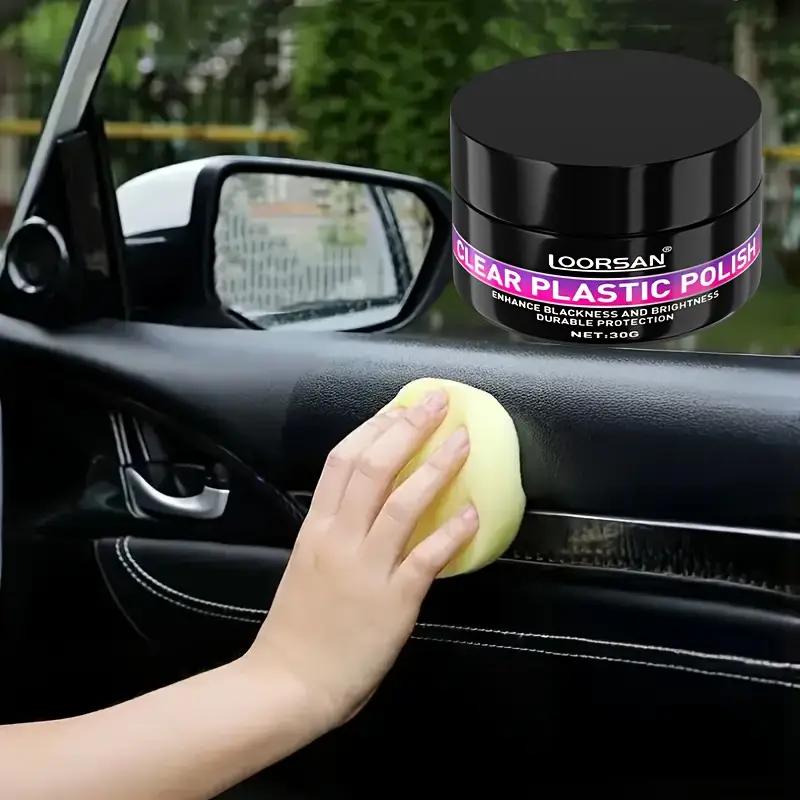 Car Tires and Plastic Repair Wax - Long-lasting Shine and Scratch repair|Enhance the Black Brightness of Tires,seats,and Bumpers