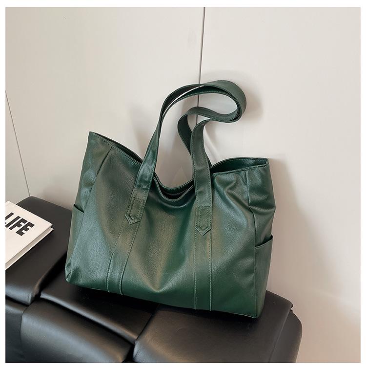 Elegant Women s Retro Tote - Versatile, Large Capacity Single Shoulder Bag