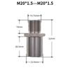 Adattatore Piastra Sandwich Filtro Raffreddatore Olio SK Viti di Fissaggio Sensore M18*1.5 3/4-16 UNF M20*1.5 M22*1.5 Barra Filettata in Acciaio Inossidabile