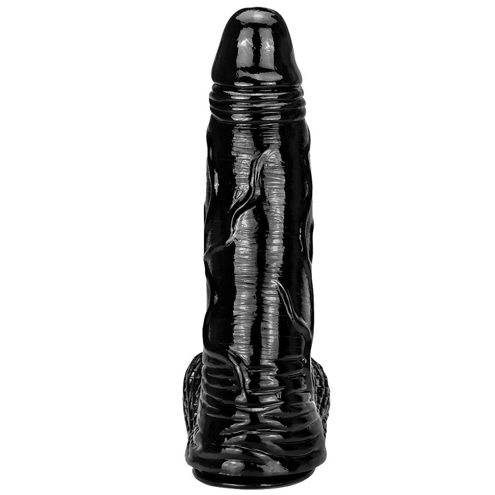 39*10cm  Stretching Giant Butt Plug Dildo Horse Penis Black Dick Fisting Pegging BDSM Slave Realistic Dildo Adult Sex Toy