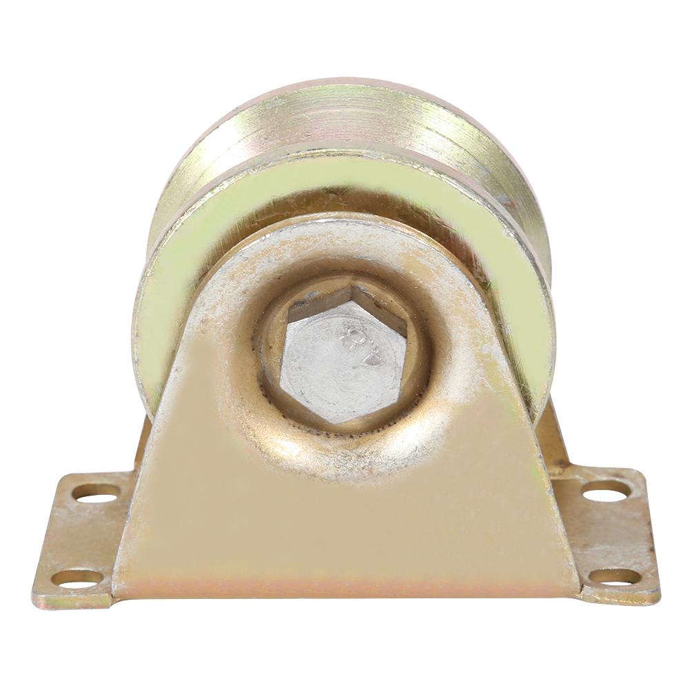 2Pcs 60mm Diameter Sliding Gate Roller Steel V Type Wheel Track for Sliding Door