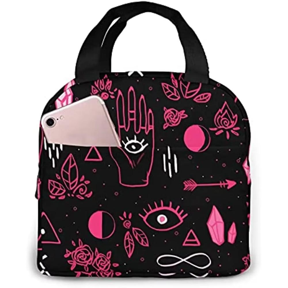 Eyes Insulated Lunch Bag Reusable Lunch Box Cooler Adults Tote Bag for Boys Girls Men Women School Work Office Organizer