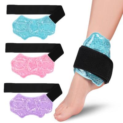 Fascia Ghiaccio Caviglia per Dolore al Piede Riutilizzabile Gel Freddo Caldo Compressione