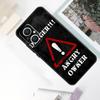 Warning Angry Danger Owner Case For OPPO Reno 11F 10 Pro 4 5 6 7 8 Lite 4Z 5Z 8T OPPO Find X5 X6 Pro X2 X3 Neo Cover