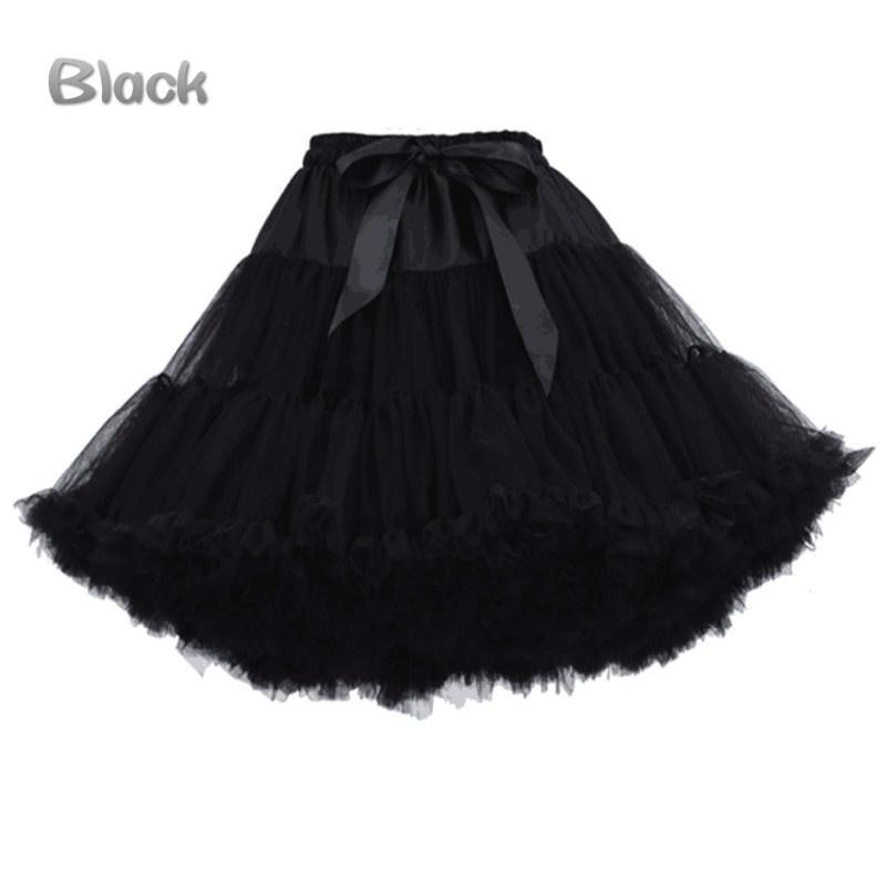 

Женская юбка в стиле Лолиты для девочек, нижняя юбка с кринолином, качающаяся пачка, юбка принцессы в стиле хиппи, милое платье для косплея чёрный