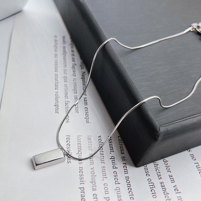 Creative Men Necklace Cool Geometric Necklace Clavicle Chain Boyfriend Gift