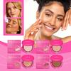 2pcs Lightweight  Smooth Foundation Moisturizer + Eyebrow Pencil Makeup Set Natural and Long-Lasting Color