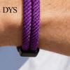 Durable Nylon Bracelet Men Rope Adjustable Braided Casual Solid Commuting Wrist Accessory Color String Friendship Wristband Gift for Boyfriend Brother