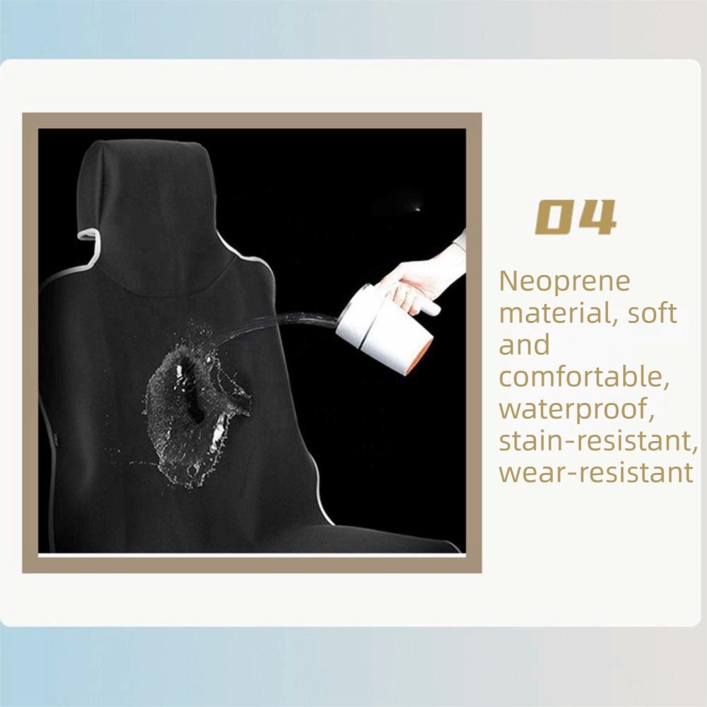 Waterproof Car Seat Cover Neoprene Seat Protector Towel Universal Seat Protector  Pet Protector