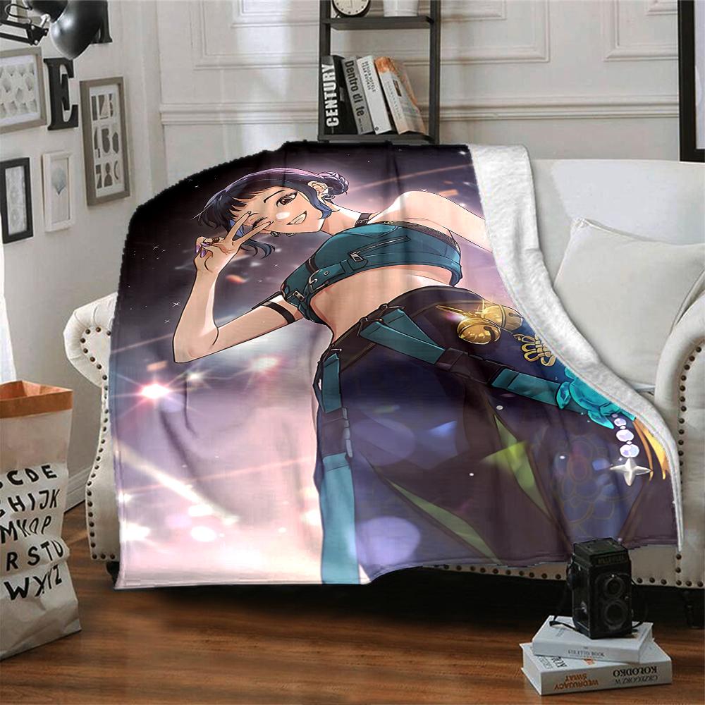 1Pc Purple Embrace Blanket For Couch Bed Plush Cozy Fuzzy Blanket Super Soft Warm Blankets For Fall And Winter 0918203