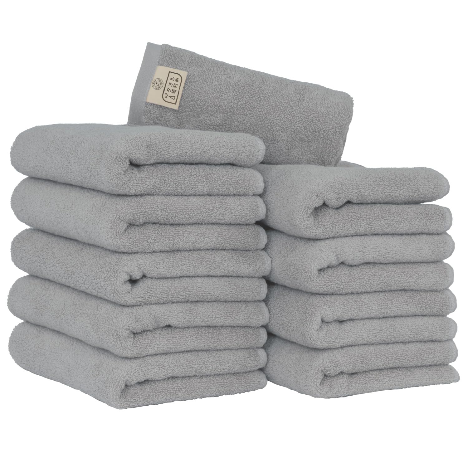 

Полотенце Лаборатория Лицо ЯпонияТехнология [Губчатое прикосновение] #033 Полотенца, Серый, 10 штук, Мягкий, Средний вес, Высокая впитываемость, Прочный, 100% хлопок,