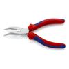 KNIPEX Bent Nose Pliers, 160mm, 2525160