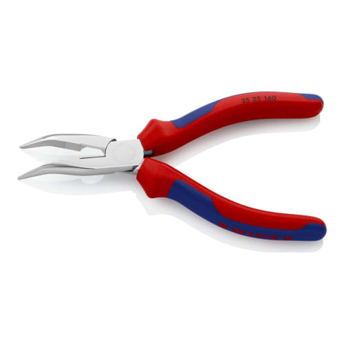 KNIPEX Bent Nose Pliers, 160mm, 2525160