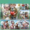 In Diamond Diy Painting Grandparents Love Cross Stitch Kit Mosaic Art Diamond Painting Full Circle Diamond Home Decoration