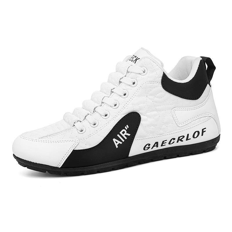 

High-top sports shoes autumn and winter trend casual velvet cotton shoes new men s fashion hiking commuting warm men s shoes 38