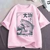 Japanese Fishing Ukiyo-e Fish Wave Graphic T-shirt Fisherman Angler T Shirt Outdoor Nature Fishing Lover Gift T-shirts Clothing
