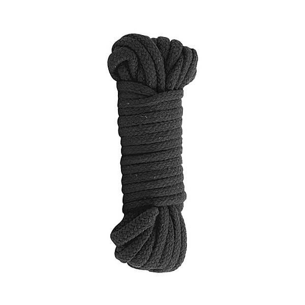 Corde De Bondage - DOC JOHNSON - Japanesse - 10 Mètres - Couleur Noir - Pour Adultes