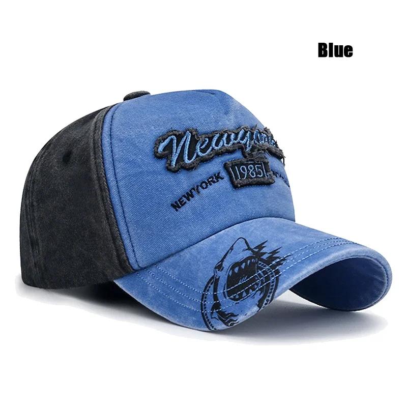 6 Colors New Unisex Washed Distressed Craft Patch 3 Dimensional Embroidery Design Baseball Cap