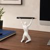3D Printed Kneeling Pen Holder, Weightlifting Design Pen Organizer, Creative Pencil Holder for Desktop Decoration Office Home Accessories