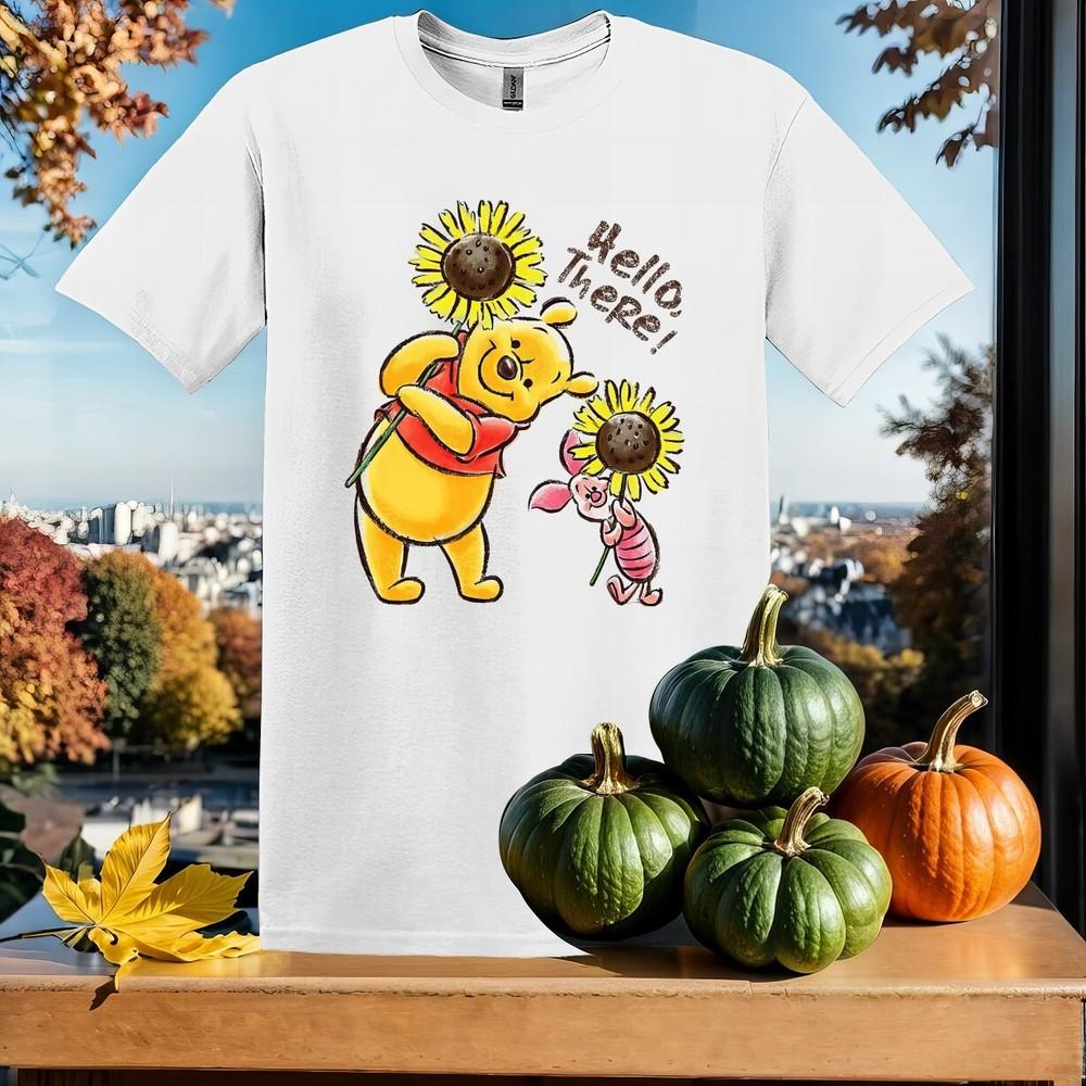 

Winnie The Pooh and Piglet T-shirt Kids Hoodie Men Women Unisex Tshirt SX428 L