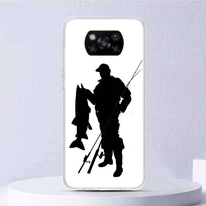 Hunting Fishing Man Soft Case For Xiaomi Poco X7 X6 X5 X4 X3 Nfc F7 Ultra F6 F5 Pro Phone Cover F4 Gt F3 M5S M4 M3 M5 M6 Coque