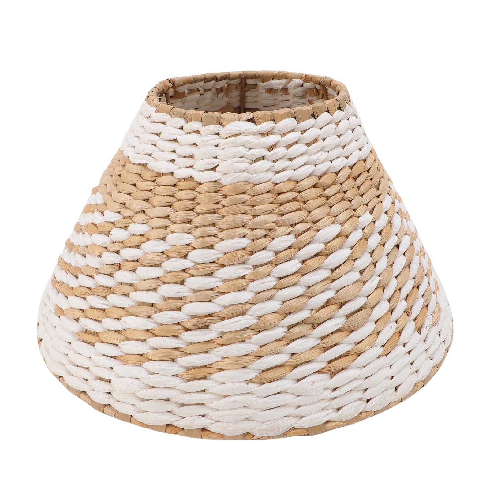 

Table Lamp Shade Minimalist Hand Crafted Woven Lampshade for E27 E14 Table Lamp Decoration Type 1