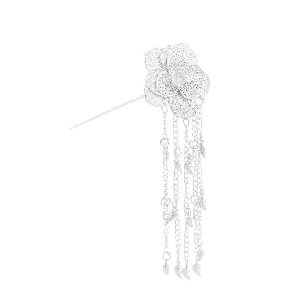 Hanging Tassels Thai Ethnic Hair Fork Lightweight Ethnic Hair Bun Accessory Women Hair Accessories