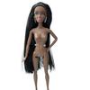 30cm Height Black Dolls Multi-jointed Black Skin African Dolls with Black Hair for Girls Diy Dress Up Toys