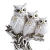 Owl Figurines Animal Statue Miniature Figurine Sculpture for Living Room Bedroom