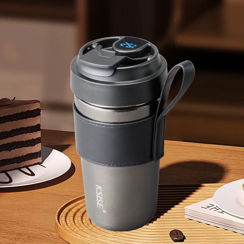 KESEIS Pure Titanium Smart Temperature Display Travel Mug