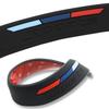 40X3.8CM felga samochodowa ochraniacz brwi nadkole listwy gumowe naklejki pasek dekoracyjny osłona zderzaka