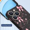 For iPhone 17 Pro Max Case Pink Bowknots Floral Pattern TPU Silicone Soft Cover For iPhone 16 Pro Max 15 14 13 12 11 16E Air